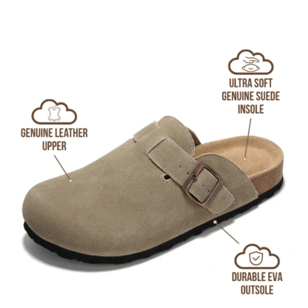 Women’s Project Cloud Suede Clogs in Tan - Picture 10 of 11